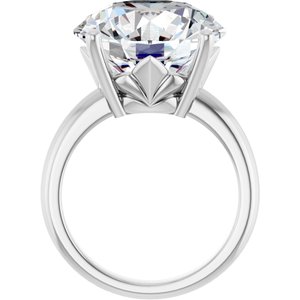 Continuum Sterling Silver 15 mm Round Ring Mounting – image 3