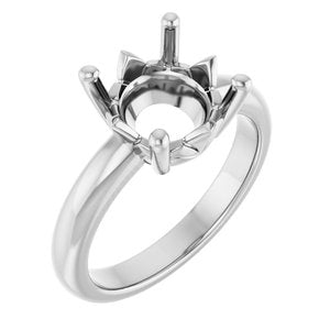 Platinum 10 mm Round Ring Mounting – image 2