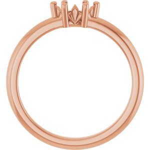 14K Rose Gold 6x3 mm Marquise Ring Mounting – image 4