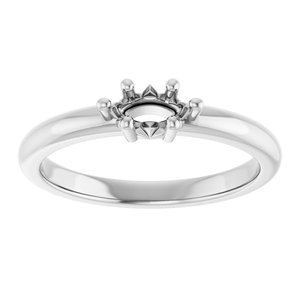 Platinum 6x3 mm Marquise Ring Mounting – image 6
