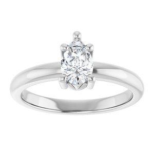Sterling Silver 7x4.5 mm Pear Ring Mounting – image 5
