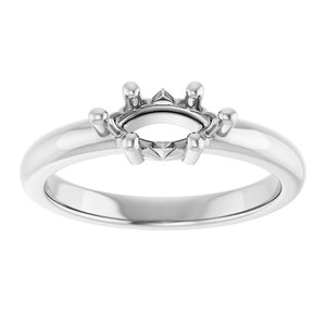 14K X1 White Gold 8x4 mm Marquise Ring Mounting – image 6