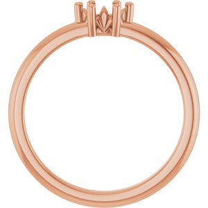 14K Rose Gold 5x3 mm Marquise Ring Mounting – image 4