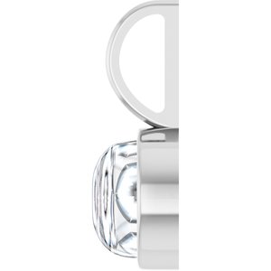 Platinum 7 mm Round Cabochon Charm/Pendant Mounting – image 5