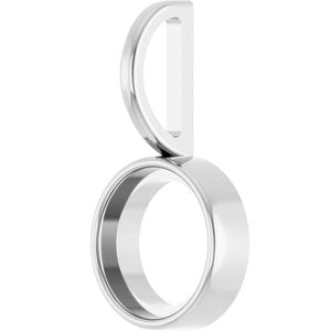 Sterling Silver 7 mm Round Cabochon Charm/Pendant Mounting – image 4