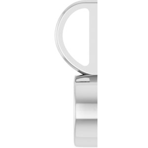 Sterling Silver 6 mm Round Cabochon Charm/Pendant Mounting – image 6