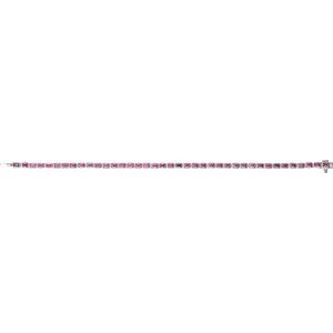 Sterling Silver Natural Pink Tourmaline Line 7" Bracelet – image 4