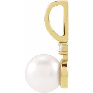 Accented Pearl Charm/Pendant