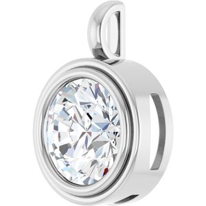 Platinum 14 mm Round Charm/Pendant Mounting – image 3