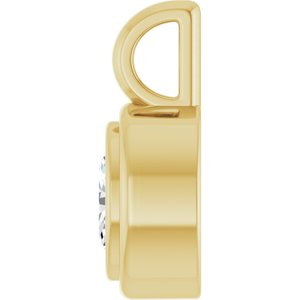 10K Yellow Gold 5x3.5 mm Oval Charm/Pendant Mounting – image 5