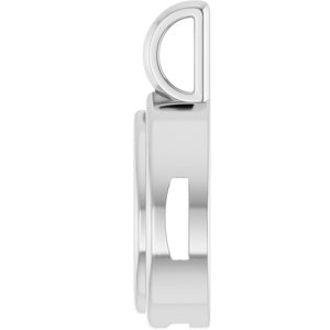 Sterling Silver 10x7 mm Pear Charm/Pendant Mounting – image 6