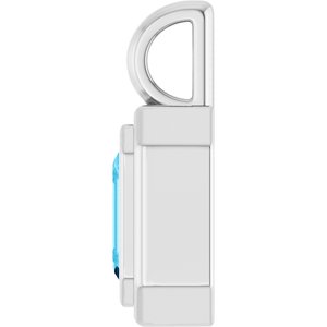 Platinum Natural Aquamarine Charm/Pendant – image 3