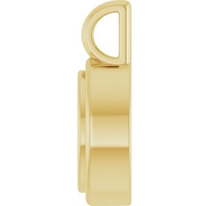 10K Yellow Gold 7x3.5 mm Marquise Charm/Pendant Mounting – image 6