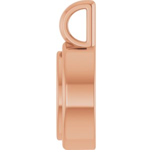 10K Rose Gold 7x3.5 mm Marquise Charm/Pendant Mounting – image 6