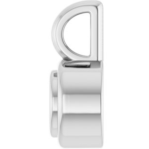 Platinum 3.2 mm Round Charm/Pendant Mounting – image 6