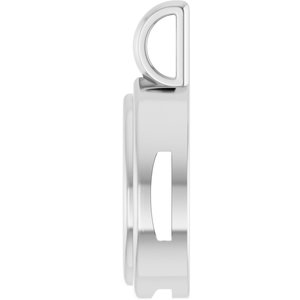 Continuum Sterling Silver 12x8 mm Pear Charm/Pendant Mounting – image 6