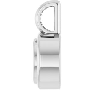 Continuum Sterling Silver 4.8 mm Round Charm/Pendant Mounting – image 6