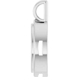 18K X1 White Gold 10x5 mm Marquise Charm/Pendant Mounting – image 6