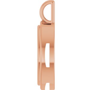 14K Rose Gold 13x6.5 mm Marquise Charm/Pendant Mounting – image 6