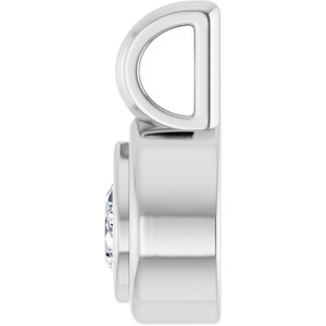 Continuum Sterling Silver 4x3 mm Pear Charm/Pendant Mounting – image 5