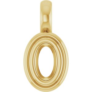 10K Yellow Gold 5x3 mm Oval Charm/Pendant Mounting – image 2