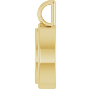 10K Yellow Gold 9x4.5 mm Marquise Charm/Pendant Mounting – image 6