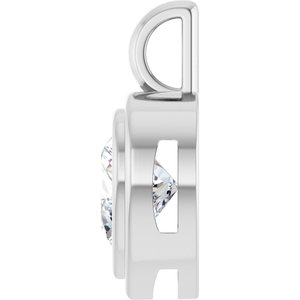 Sterling Silver 8x8 mm Heart Charm/Pendant Mounting – image 5