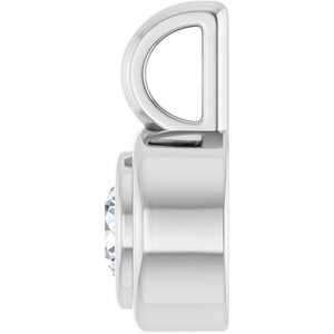 Platinum 3.75 mm Round Charm/Pendant Mounting – image 5