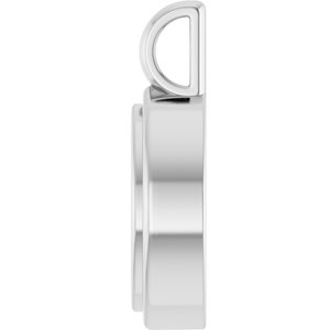 10K X1 White Gold 9.5x5 mm Marquise Charm/Pendant Mounting – image 6