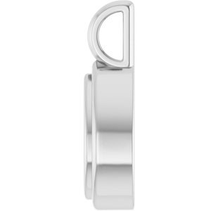 10K X1 White Gold 8x5 mm Pear Charm/Pendant Mounting – image 6
