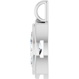 Platinum 11x5.5 mm Marquise Charm/Pendant Mounting – image 5