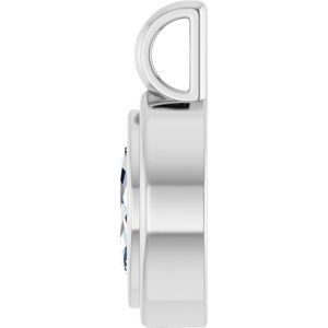 Platinum 8x4.5 mm Marquise Charm/Pendant Mounting – image 5