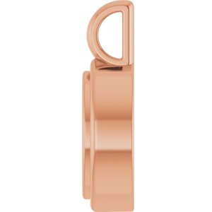 10K Rose Gold 8x4.5 mm Marquise Charm/Pendant Mounting – image 6