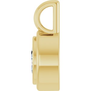 10K Yellow Gold 5x3 mm Marquise Charm/Pendant Mounting – image 5