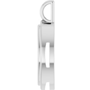 18K White Gold 14x7 mm Marquise Charm/Pendant Mounting – image 6