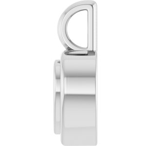 10K X1 White Gold 5x5 mm Heart Charm/Pendant Mounting – image 6
