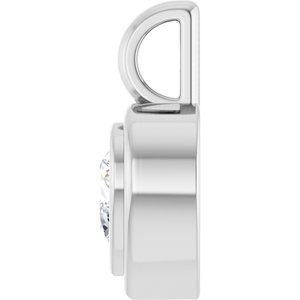 Continuum Sterling Silver 5x5 mm Heart Charm/Pendant Mounting – image 5