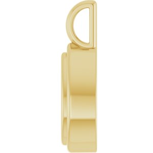 10K Yellow Gold 9x5.5 mm Pear Charm/Pendant Mounting – image 6
