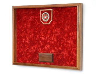 Deluxe Awards Display Case - Walnut
