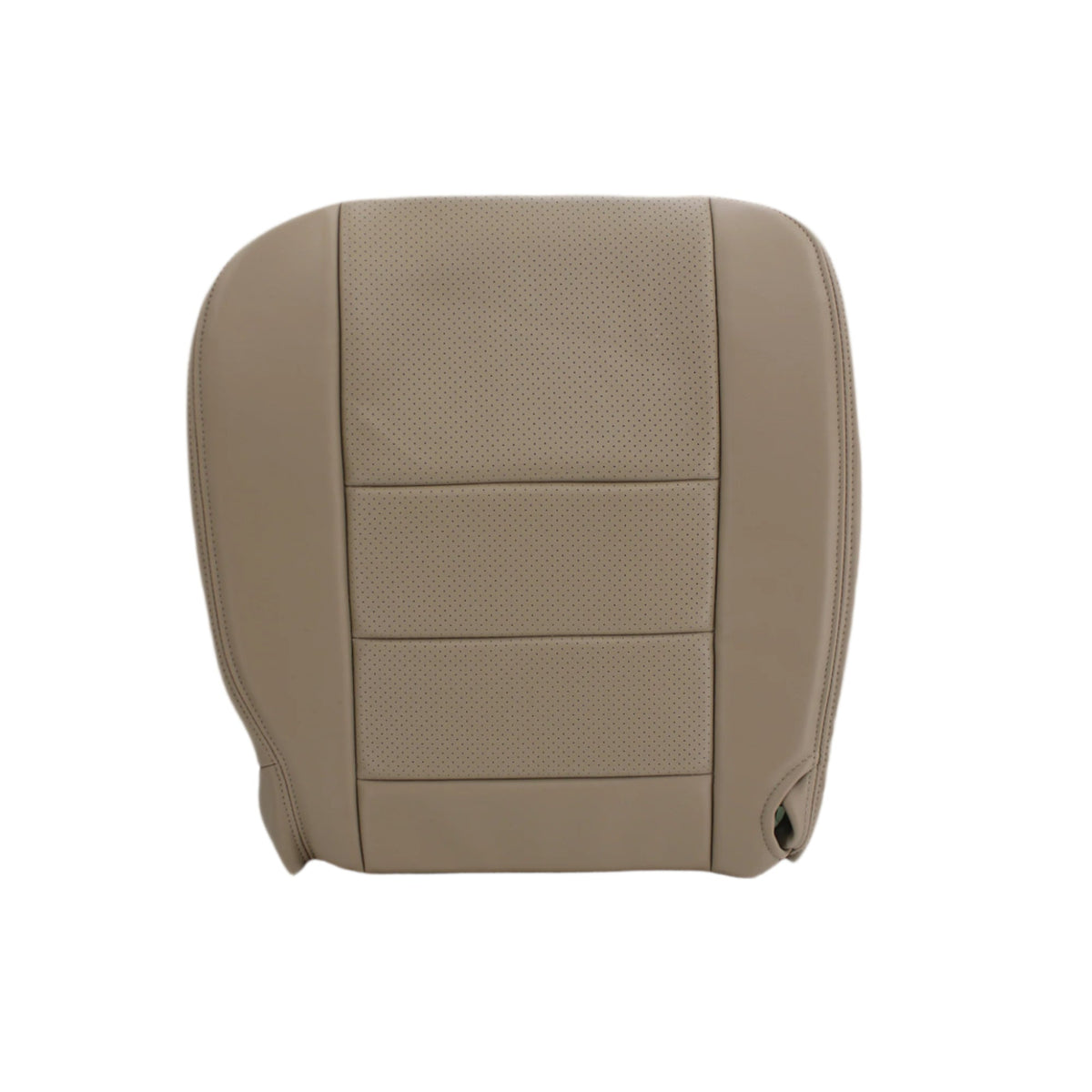 2002-2003 Ford F250 F350 Lariat Perforated Seat Cover in Tan: Choose Leather or Vinyl