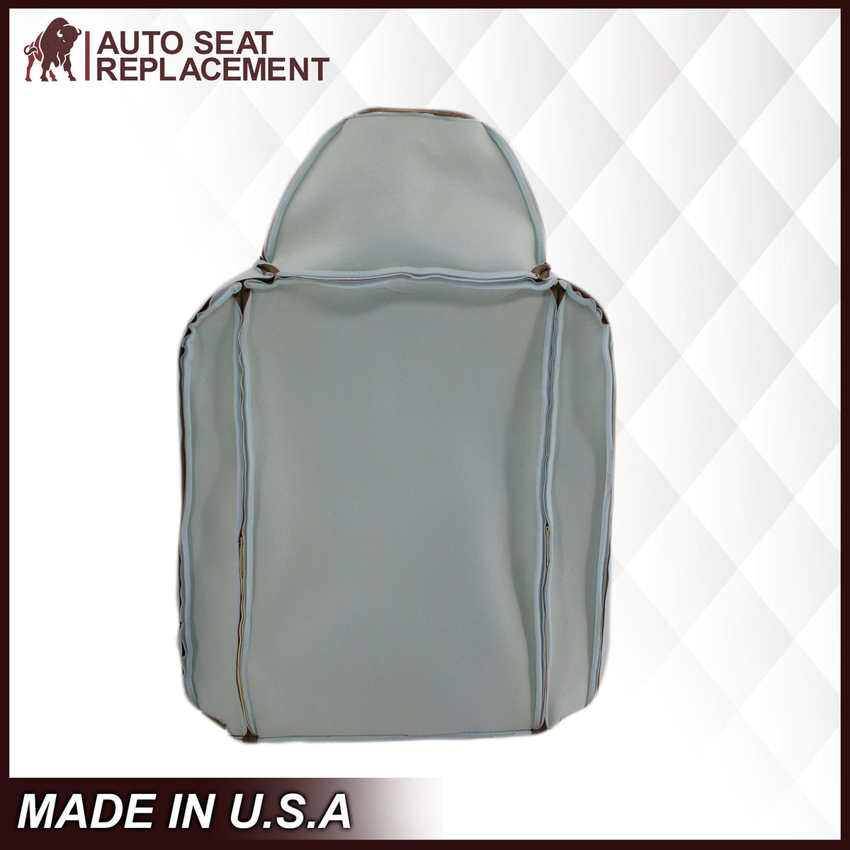 2002-2003 Ford F250 F350 Lariat Perforated Seat Cover in Tan: Choose Leather or Vinyl