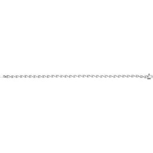 14K White Gold 4.7x3.3 mm Pear Line 7" Bracelet Mounting – image 4