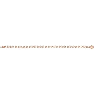 14K Rose Gold 4.7x3.3 mm Pear Line 7" Bracelet Mounting – image 4