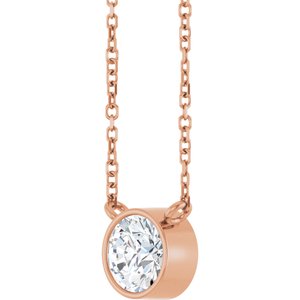 3/4 Ct Lab-Grown Diamond Solitaire Necklace