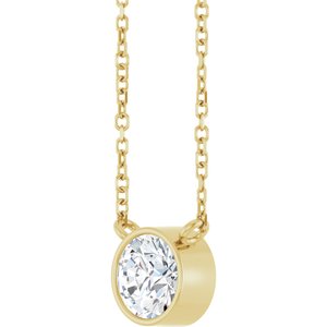 3/4 Ct Lab-Grown Diamond Solitaire Necklace