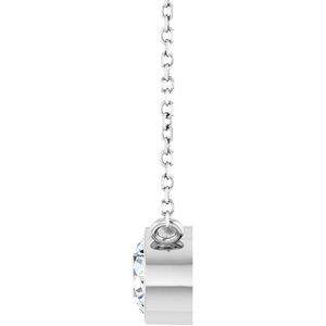 3/4 Ct Lab-Grown Diamond Solitaire Necklace