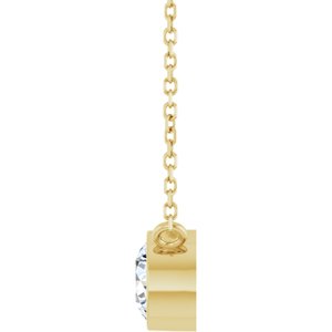 3/4 Ct Lab-Grown Diamond Solitaire Necklace