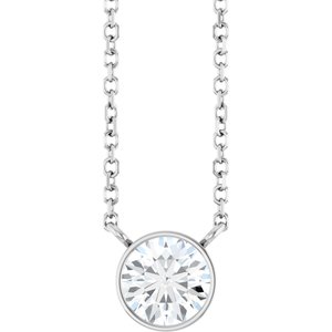 5/8 Ct Lab-Grown Diamond Solitaire Necklace