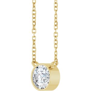 5/8 Ct Lab-Grown Diamond Solitaire Necklace