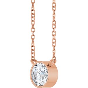 5/8 Ct Lab-Grown Diamond Solitaire Necklace